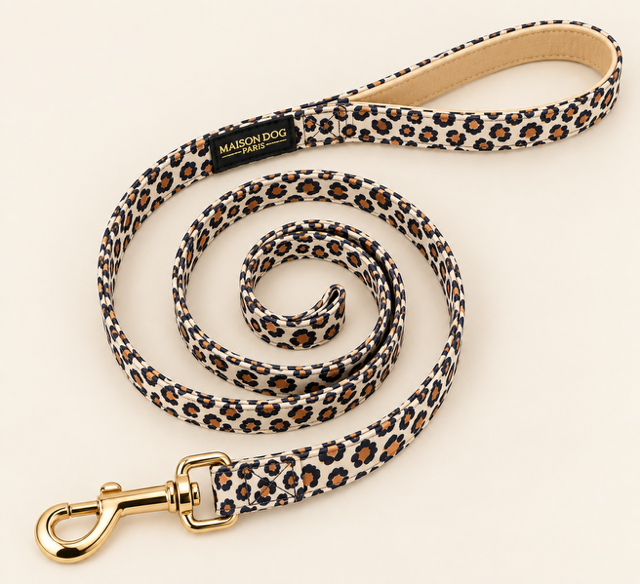Laisse leopard-Collection Savane