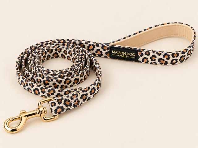 Laisse leopard-Collection Savane