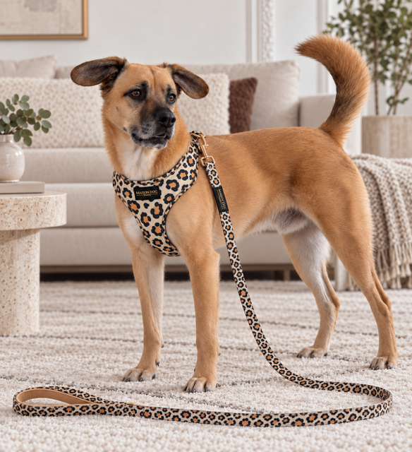 Laisse leopard-Collection Savane