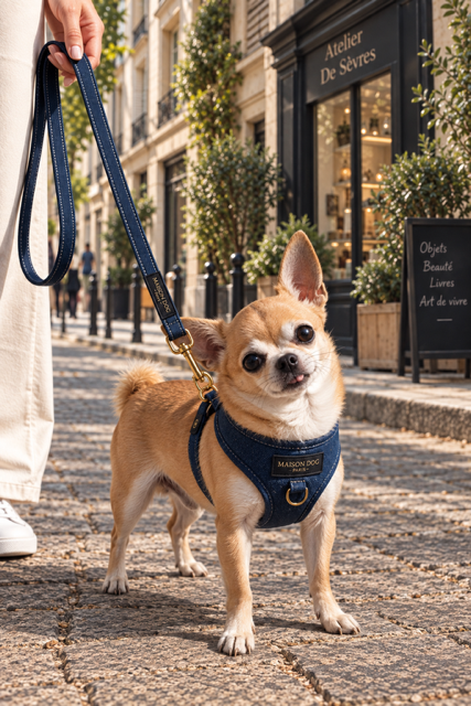 Laisse denim - Collection Indigo